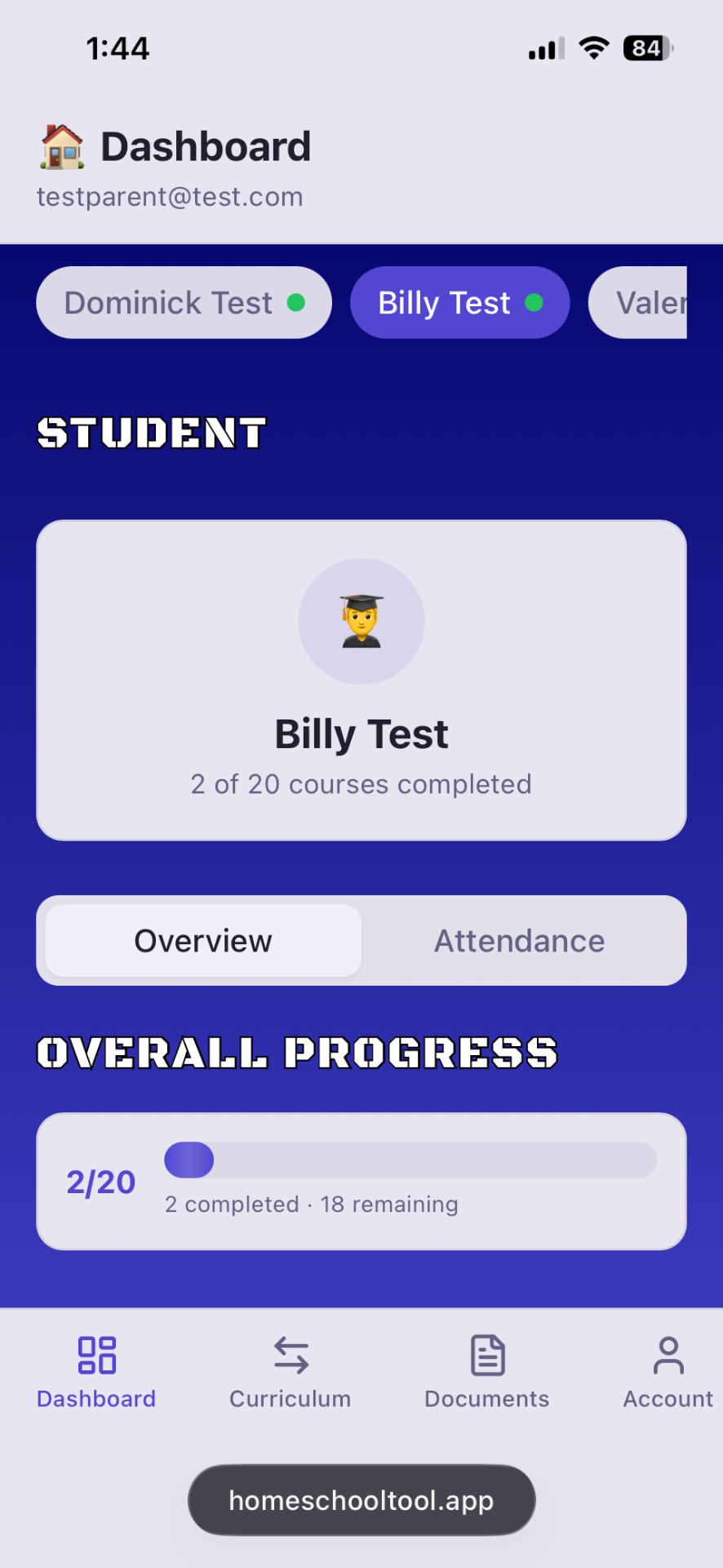 Multiple students, one app